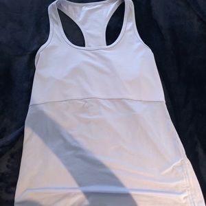 Light purple exercise top